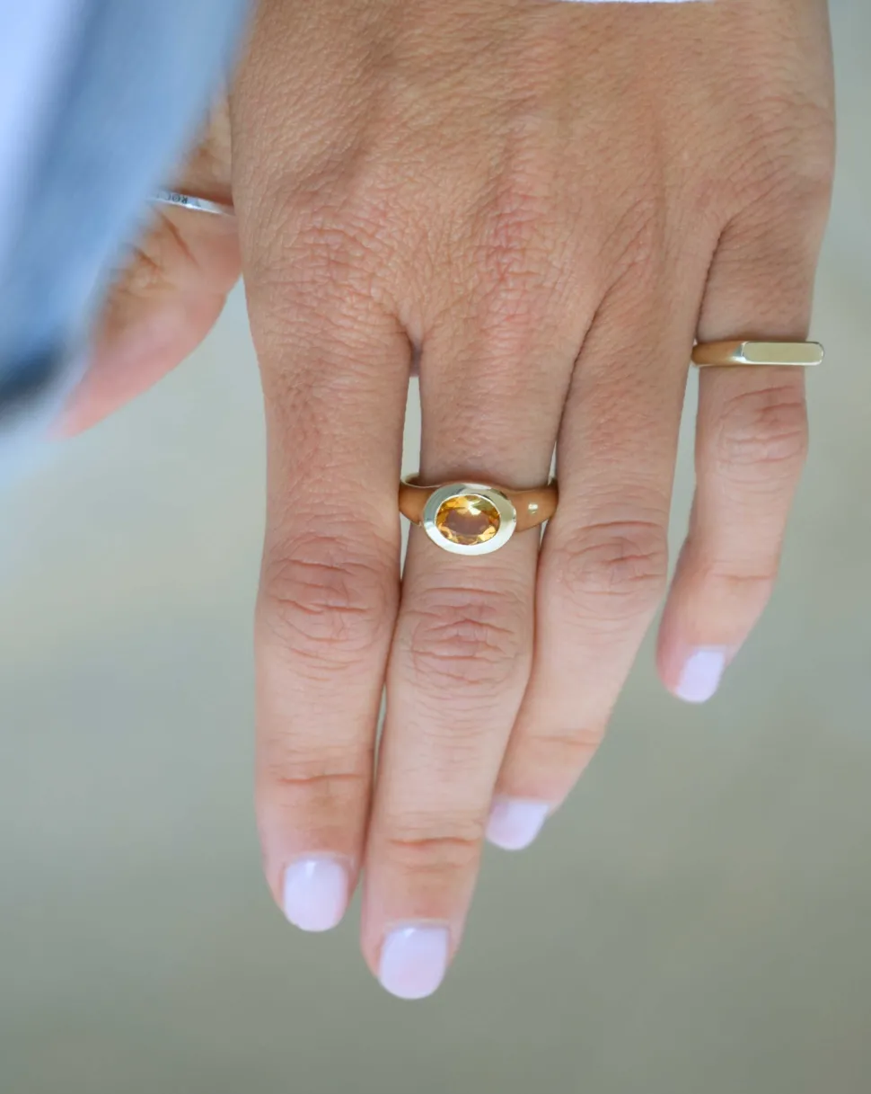 Anillo Candy Citrino 4