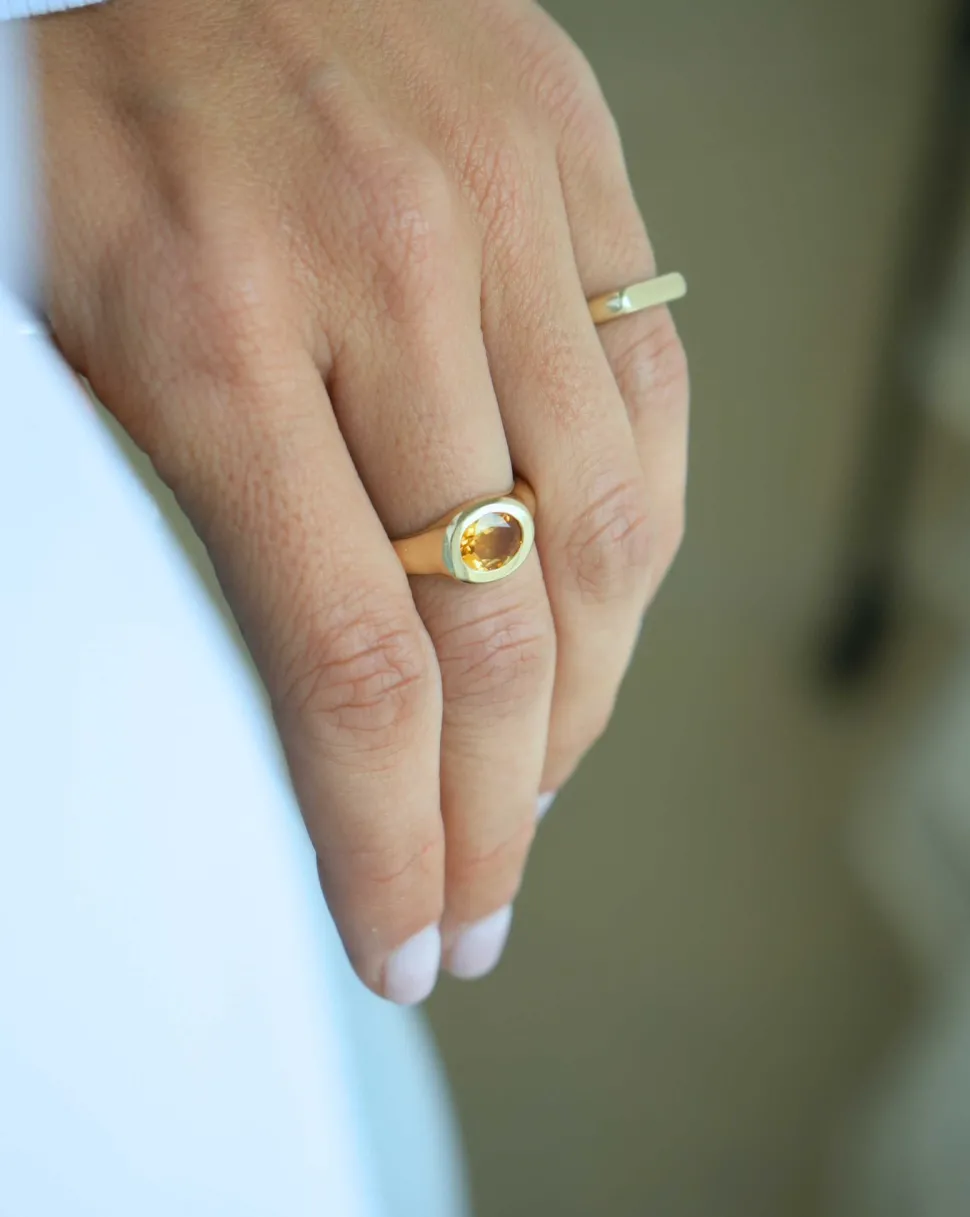 Anillo Candy Citrino 4