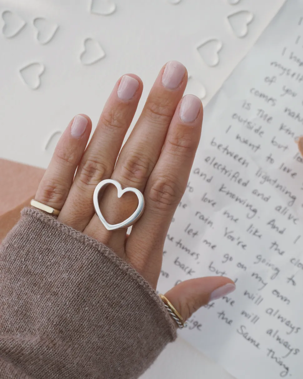 Anillo Corazón Grande