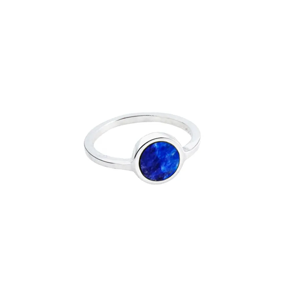 Anillo Moon Lapislázuli