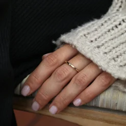 Anillo Simple + (Oro 9k)