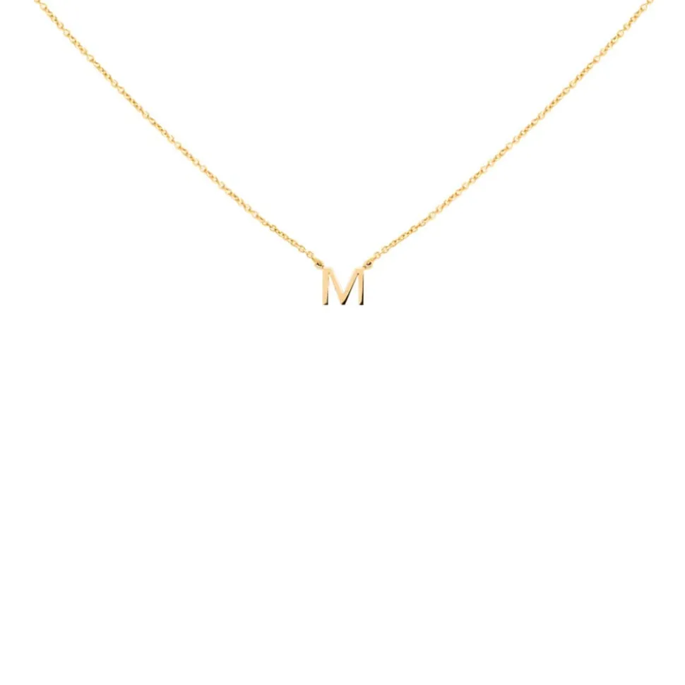 Collar Mini Letra Oro
