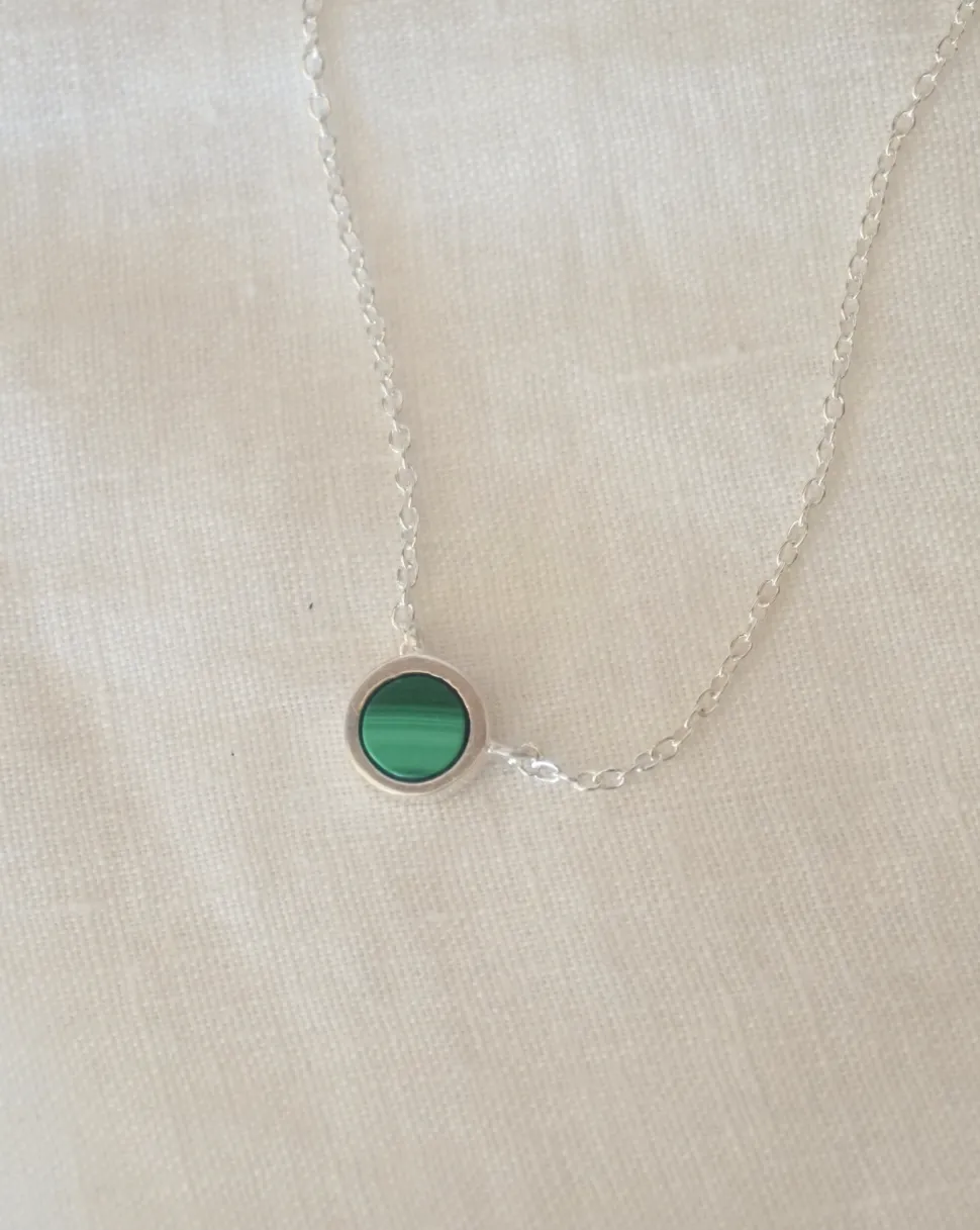 Collar Moon Malaquita