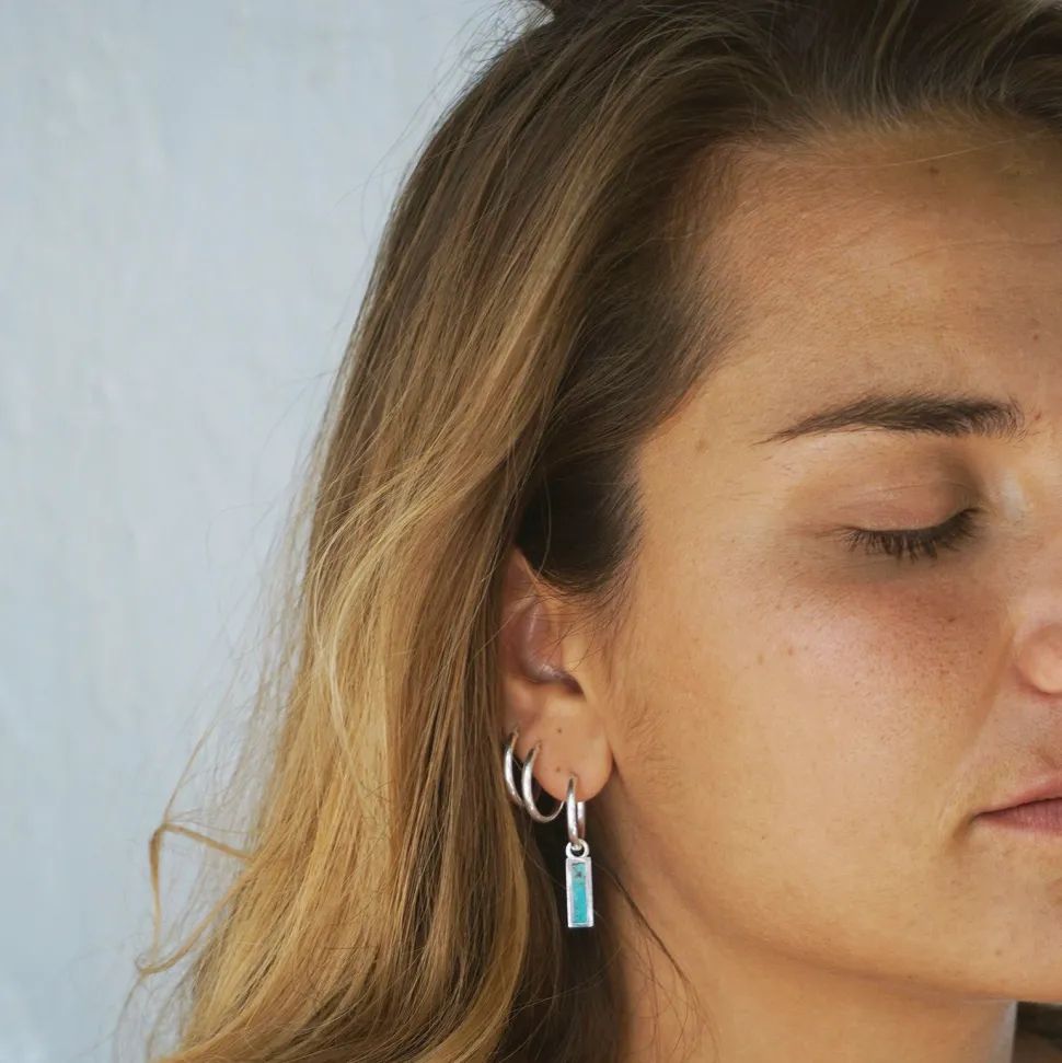 Pendientes Manila Turquesa